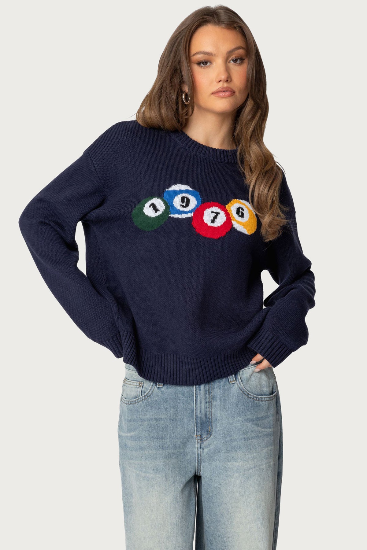 1976 Billiards Sweater - NAVY
