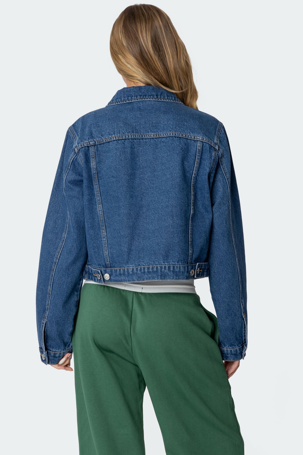 Barb Denim Jacket - BLUE WASHED