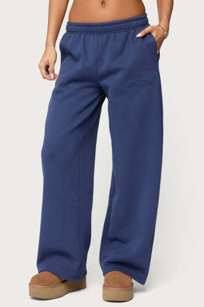 Totally Edikted Sweatpants - NAVY