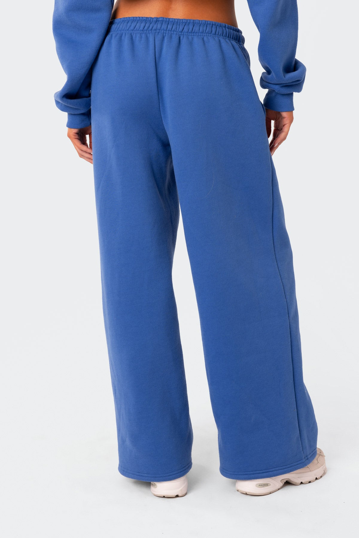 Brenna Low Rise Wide Sweatpants - BLUE