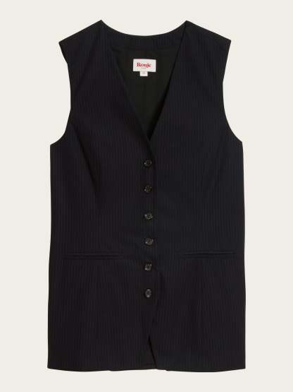 Gilet FABRICE - RAYURES NOIRES