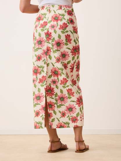 Jupe FRANCINE - SUNFLOWER ECRU