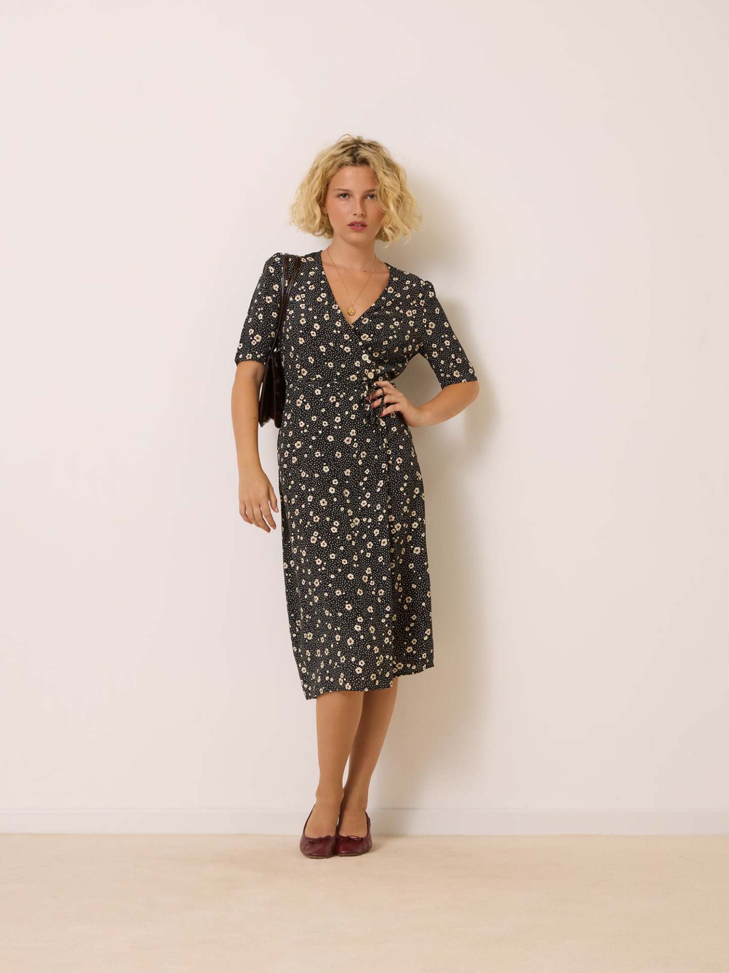 Robe GABIN - FLEURSDENUIT NOIR