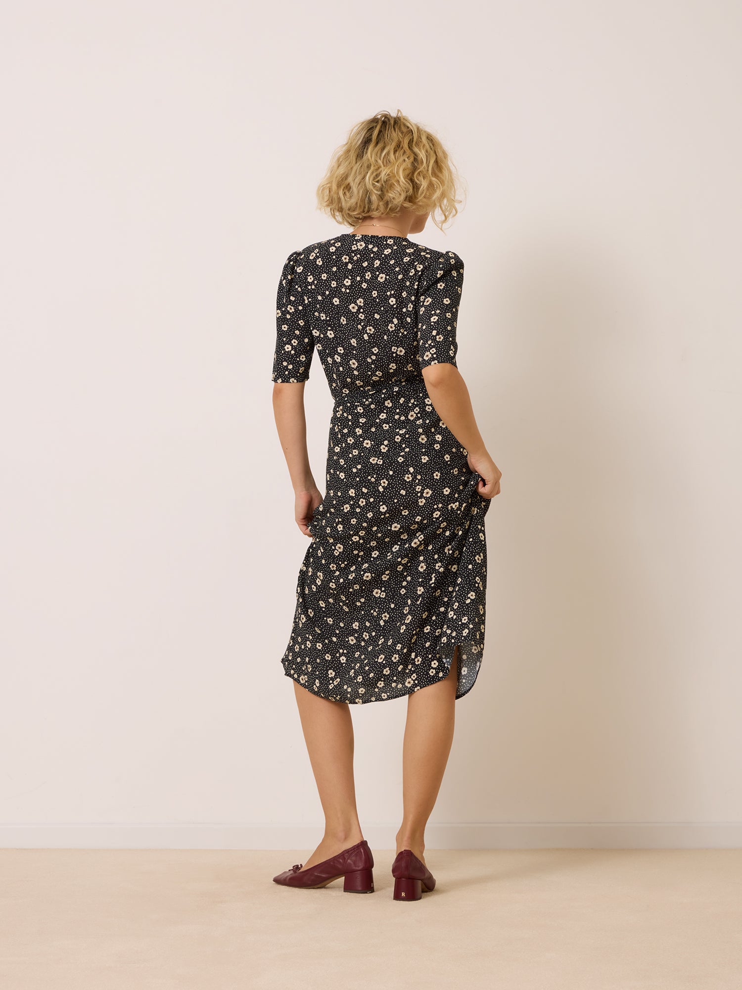 Robe GABIN - FLEURSDENUIT NOIR