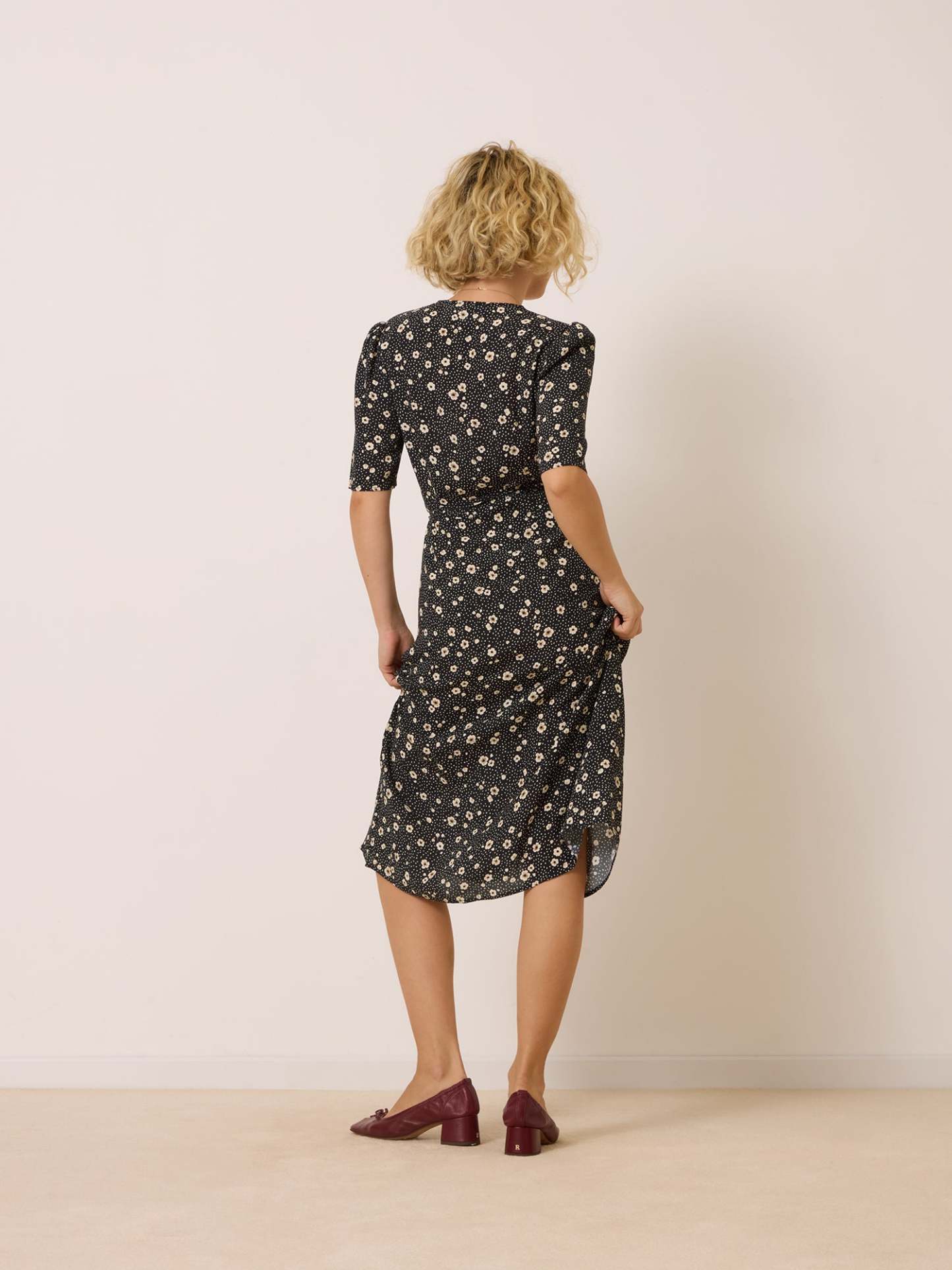 Robe GABIN - FLEURSDENUIT NOIR
