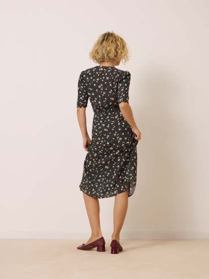 Robe GABIN - FLEURSDENUIT NOIR