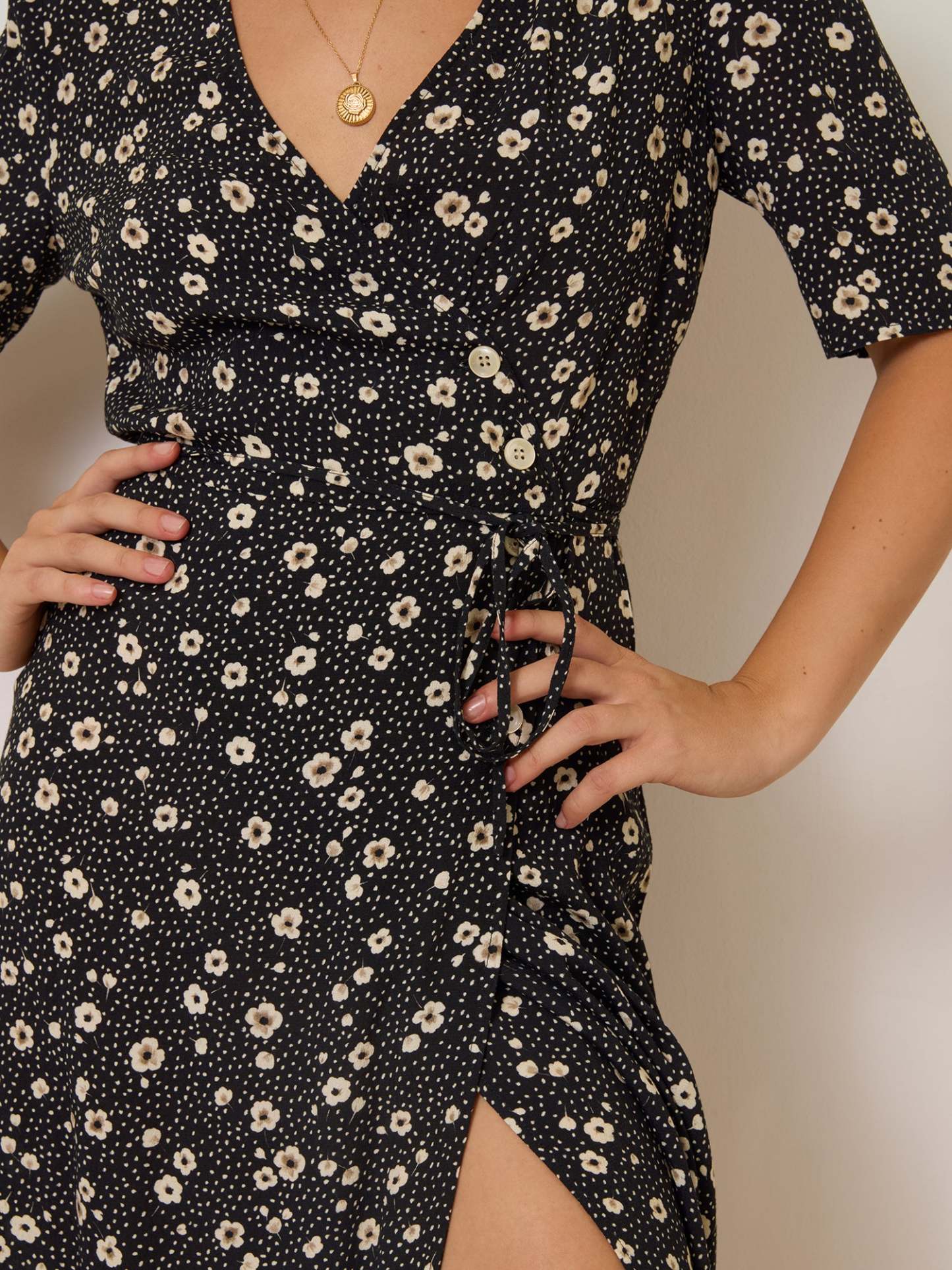 Robe GABIN - FLEURSDENUIT NOIR