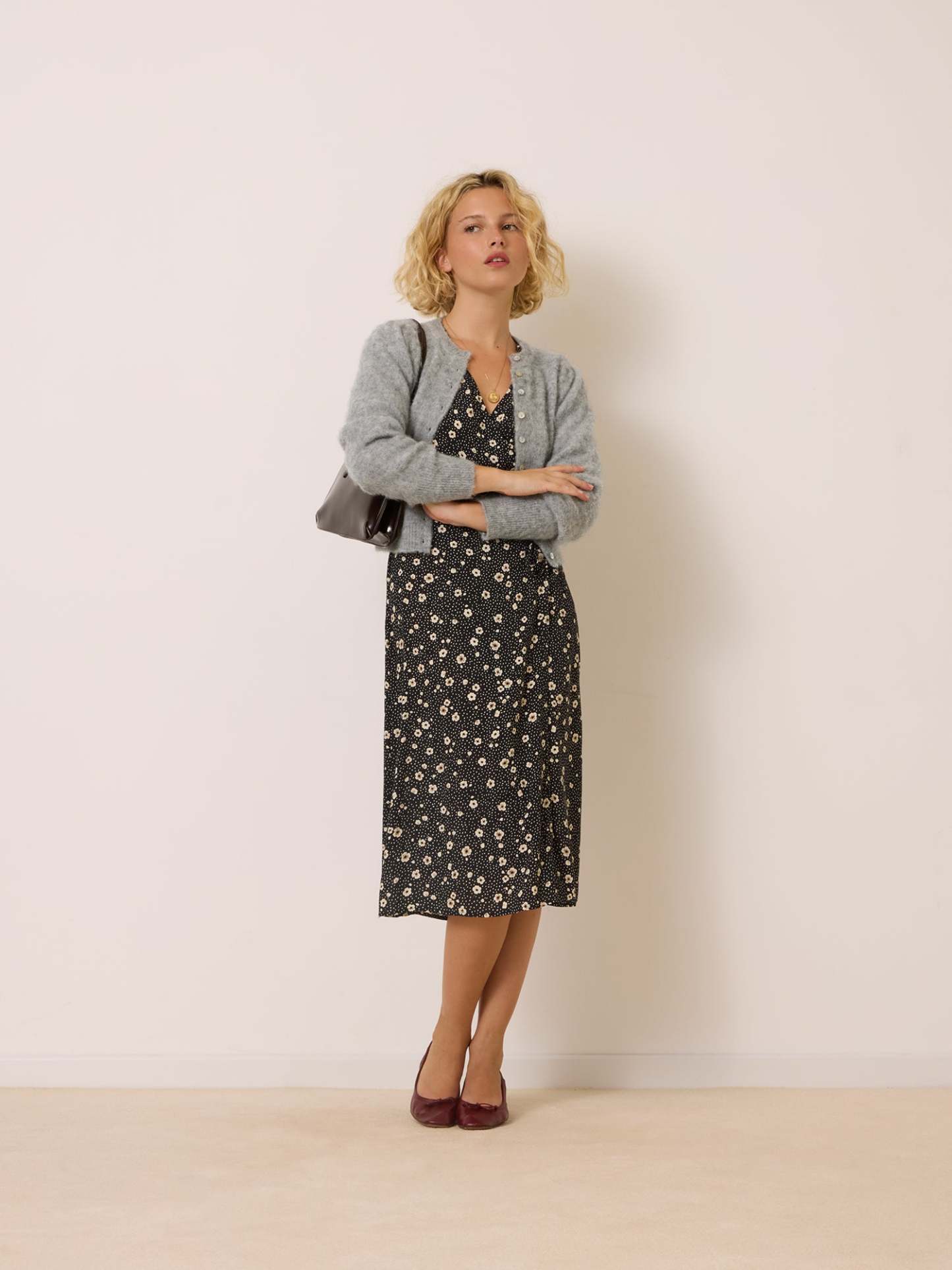 Robe GABIN - FLEURSDENUIT NOIR