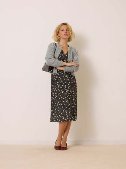Robe GABIN - FLEURSDENUIT NOIR