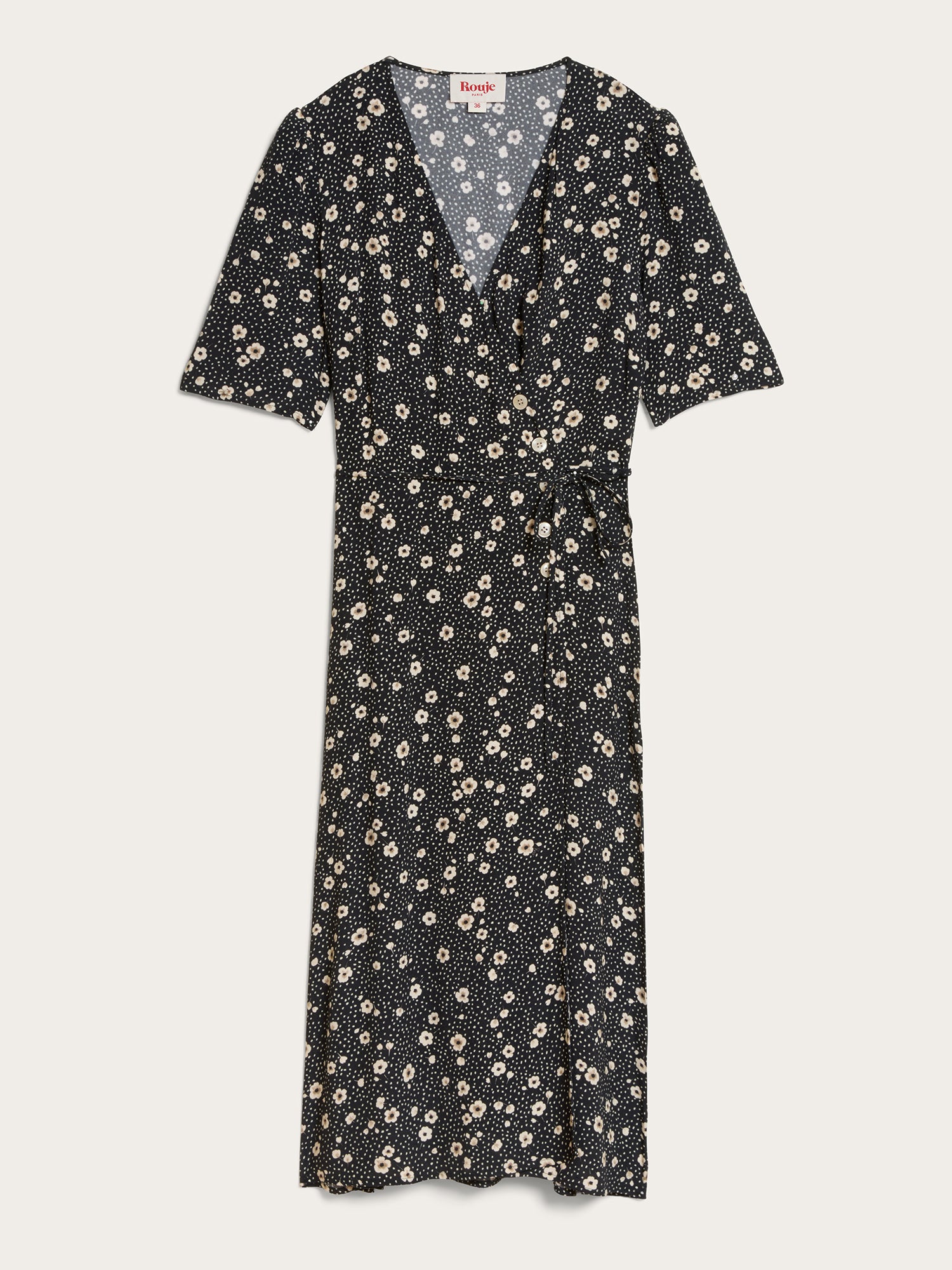 Robe GABIN - FLEURSDENUIT NOIR