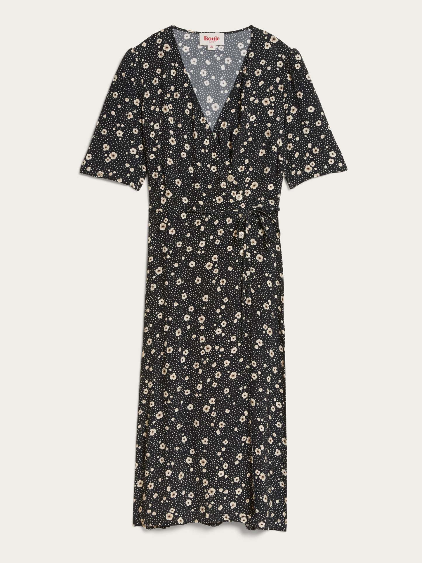Robe GABIN - FLEURSDENUIT NOIR