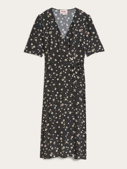 Robe GABIN - FLEURSDENUIT NOIR