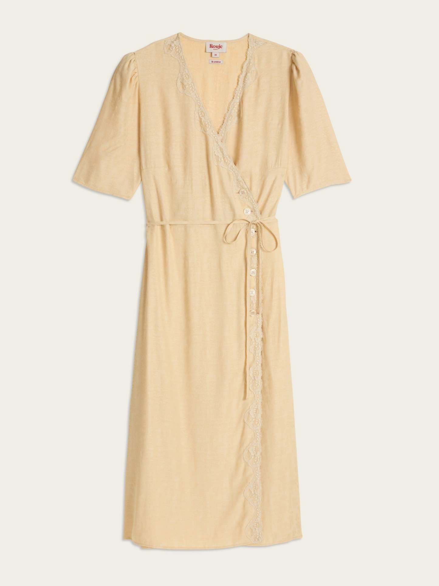 Robe GABIN - DENTELLE CRÈME