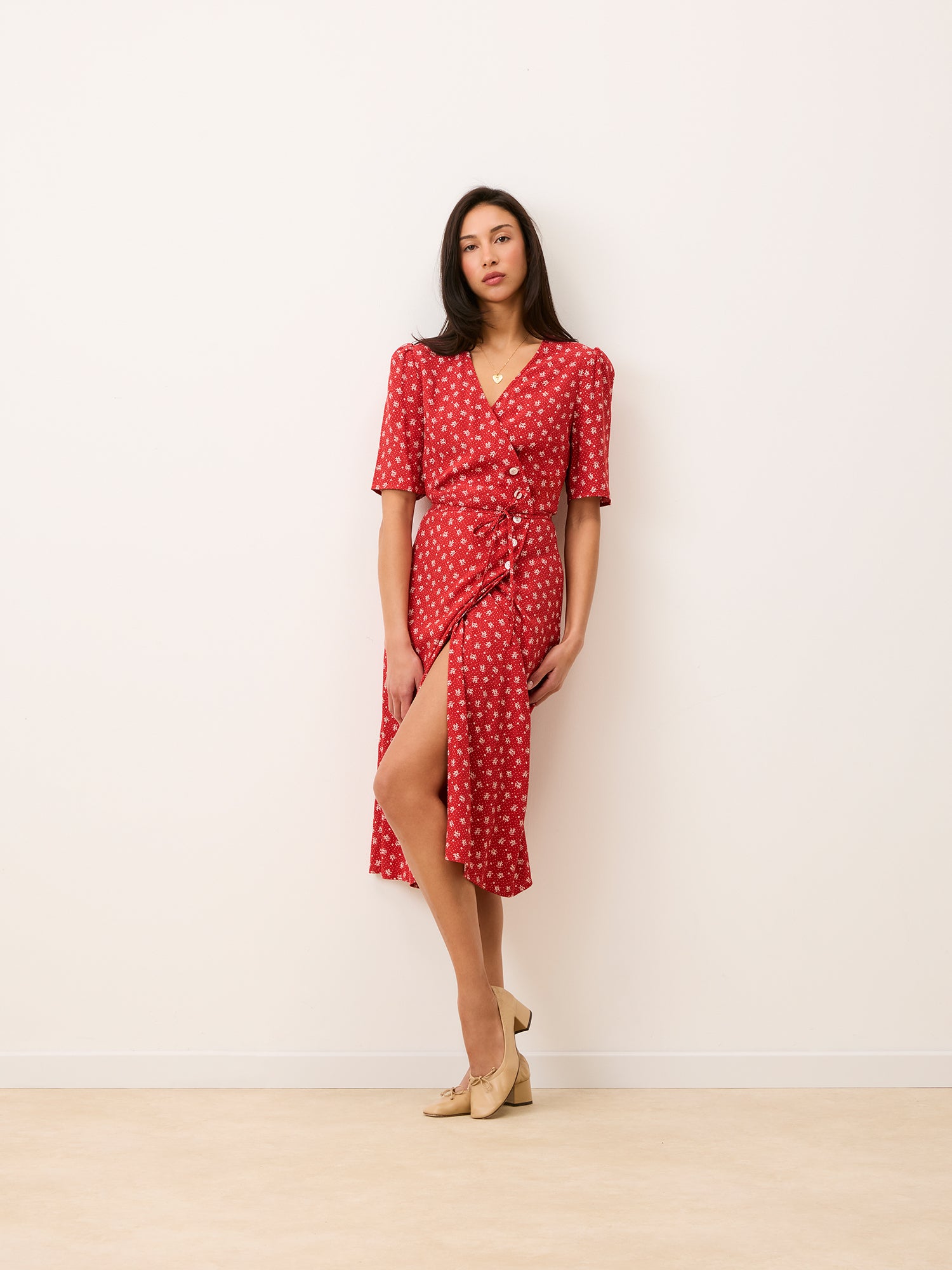 Robe GABIN - ARLESIENNE  ROUGE