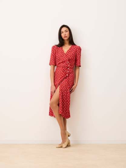 Robe GABIN - ARLESIENNE  ROUGE