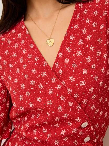 Robe GABIN - ARLESIENNE  ROUGE