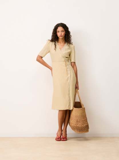 Robe GABIN - DENTELLE CRÈME