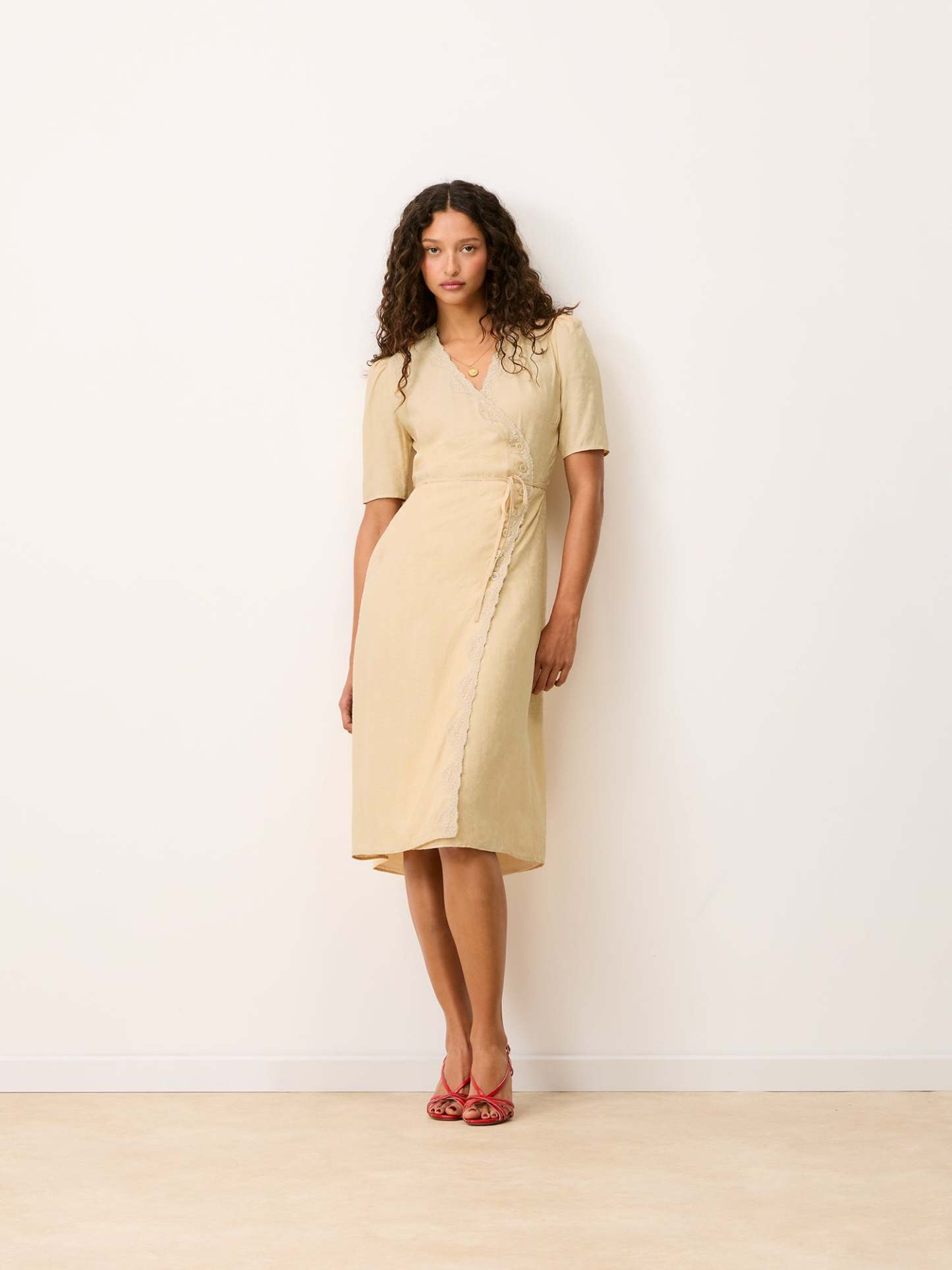 Robe GABIN - DENTELLE CRÈME