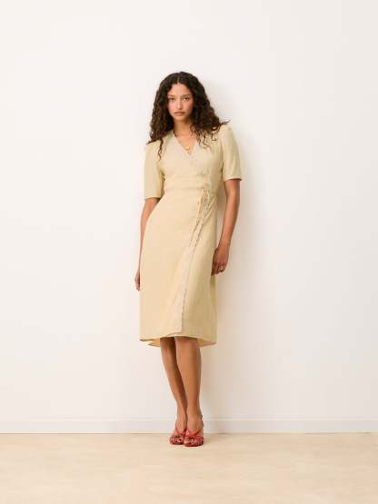 Robe GABIN - DENTELLE CRÈME