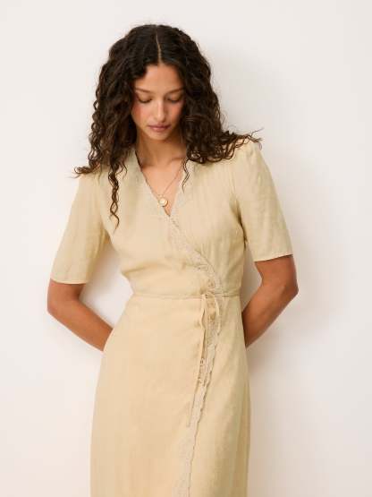 Robe GABIN - DENTELLE CRÈME