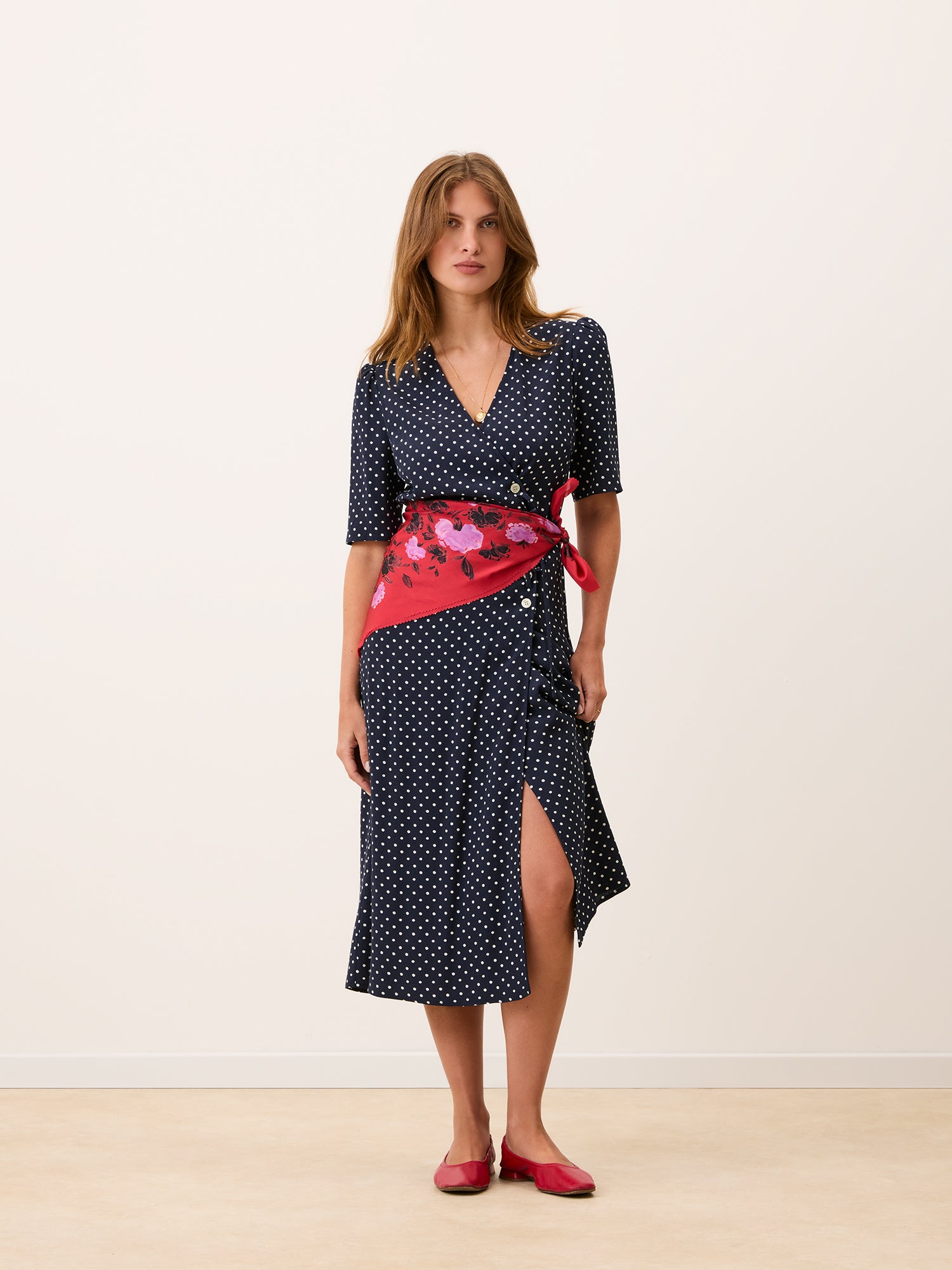 Foulard EDDY - FLAMENCO ROUGE