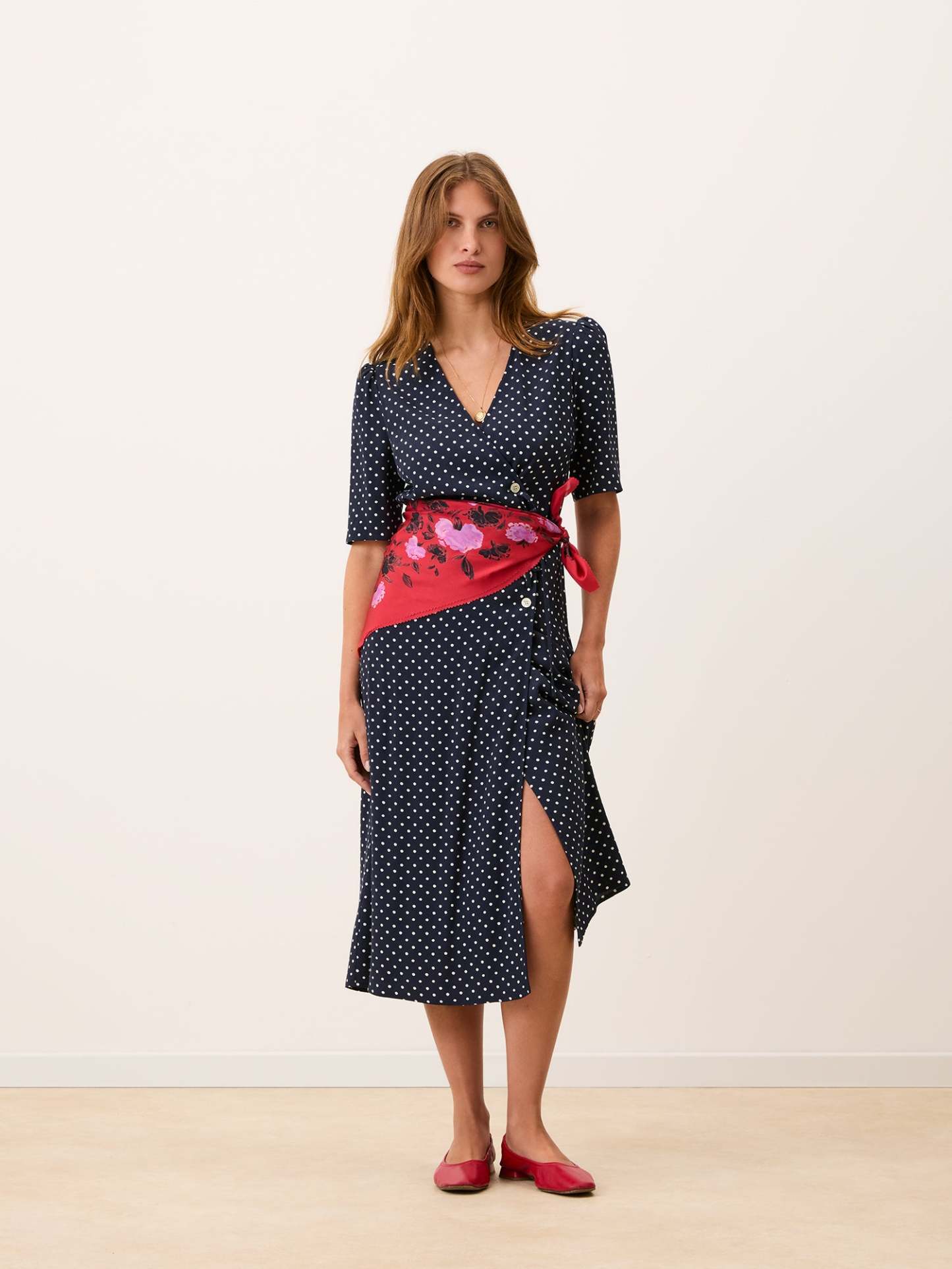 Foulard EDDY - FLAMENCO ROUGE