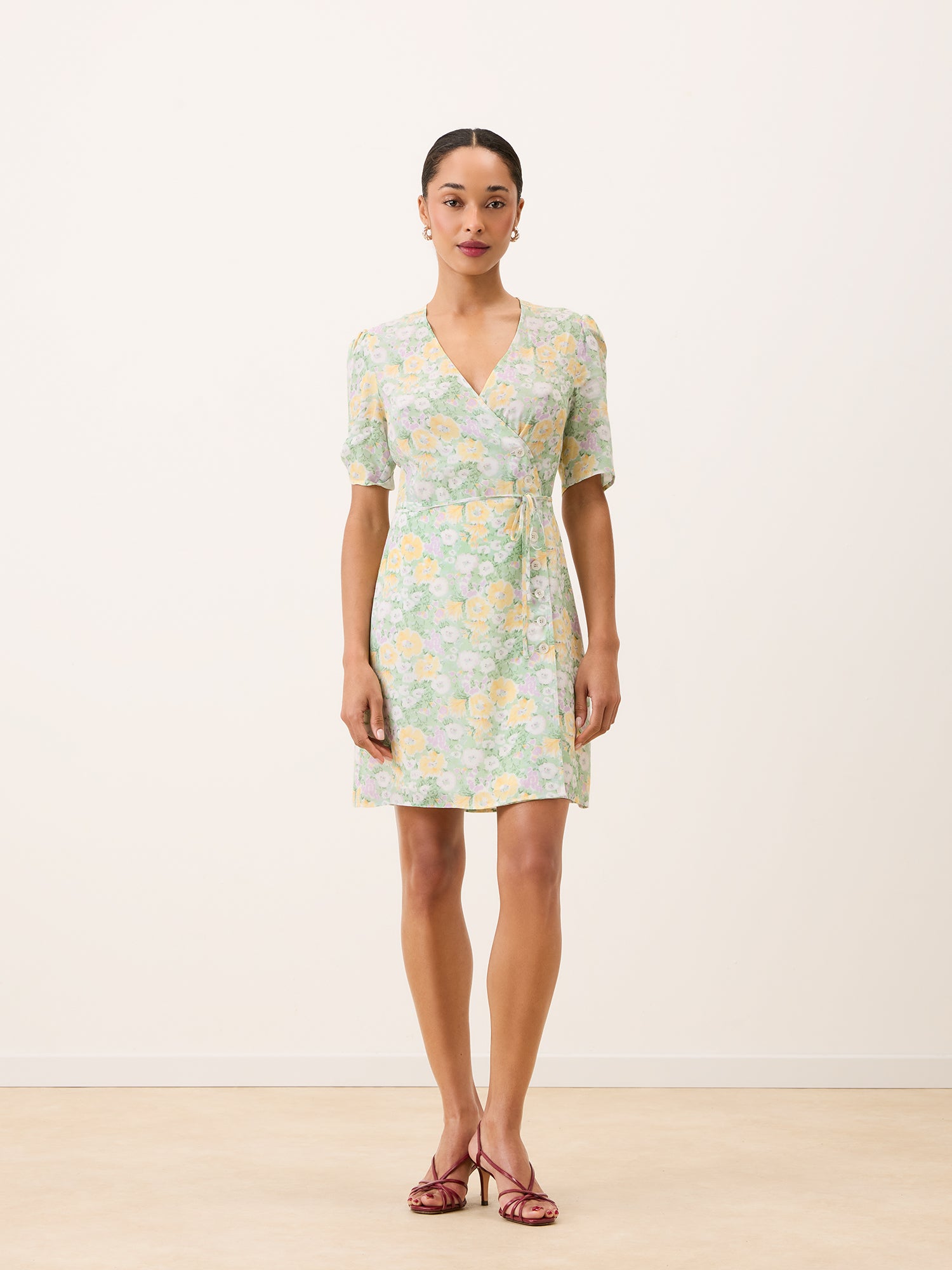 Robe GABINETTE - JARDINPARISIEN JAUNE