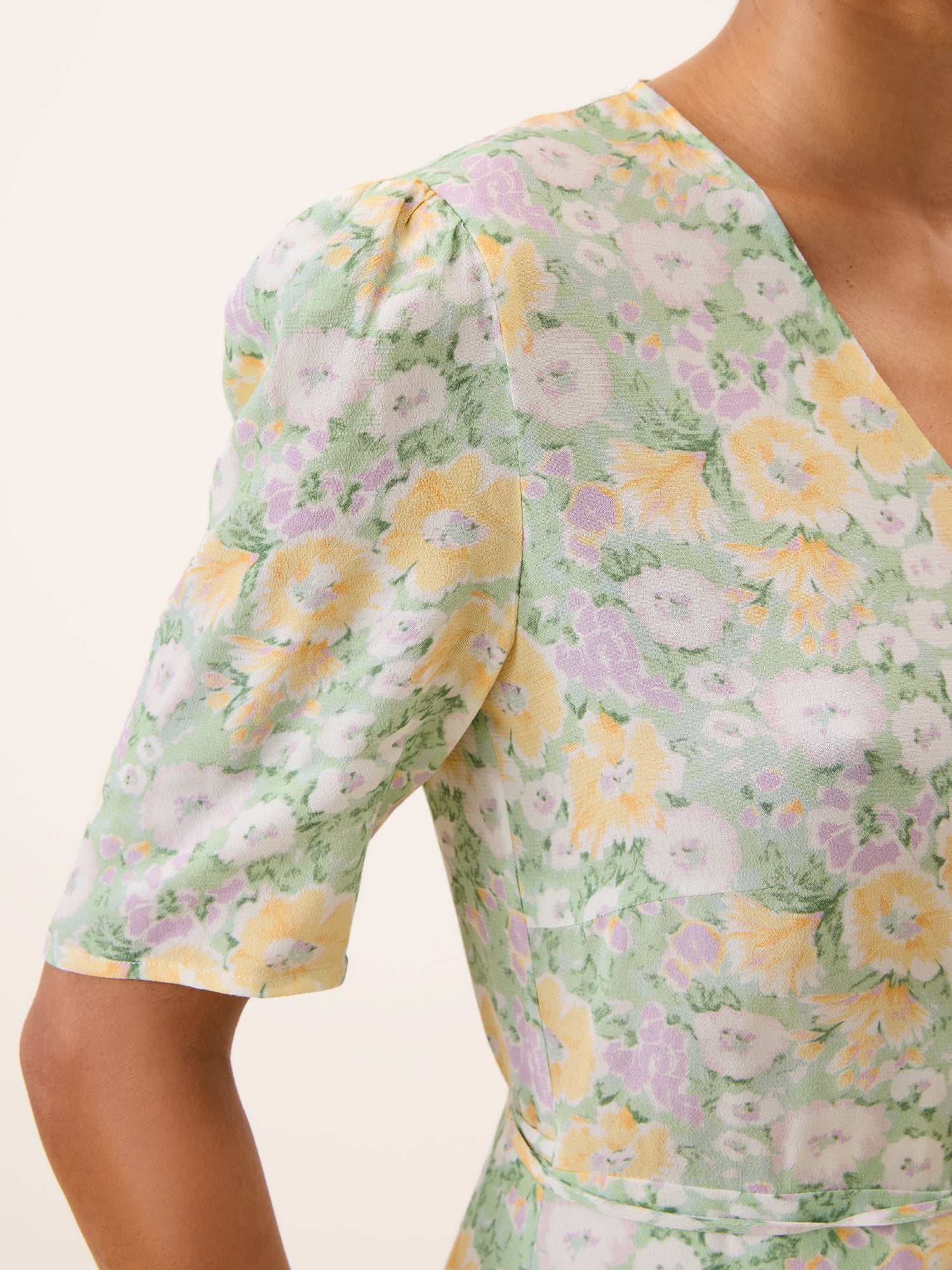 Robe GABINETTE - JARDINPARISIEN JAUNE