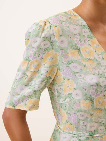 Robe GABINETTE - JARDINPARISIEN JAUNE