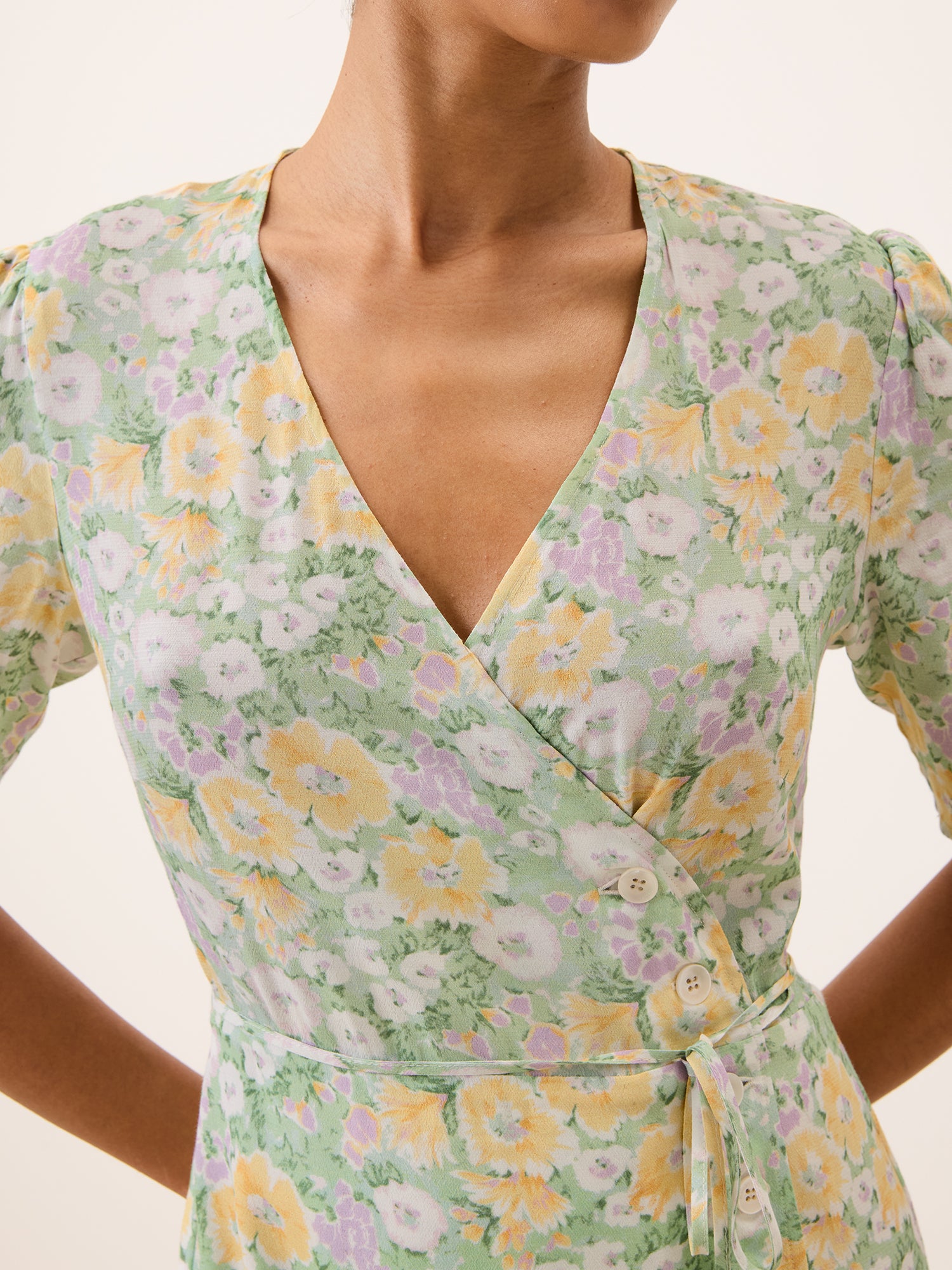 Robe GABINETTE - JARDINPARISIEN JAUNE