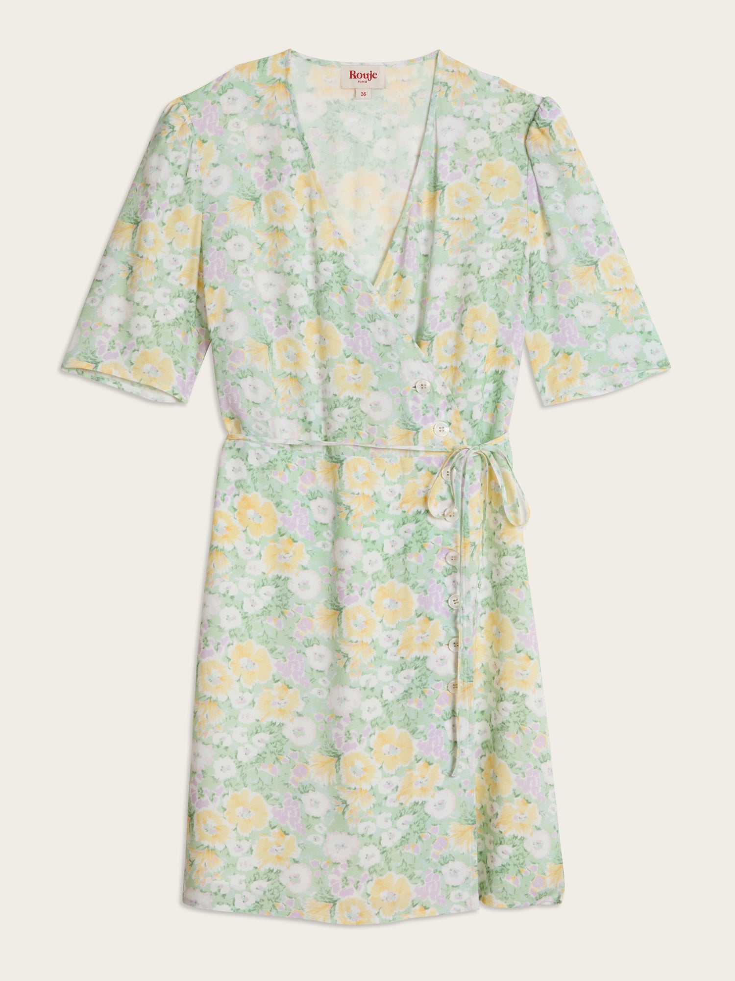 Robe GABINETTE - JARDINPARISIEN JAUNE
