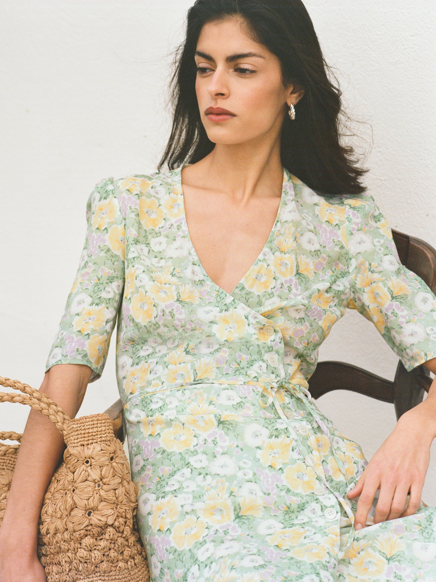 Robe GABINETTE - JARDINPARISIEN JAUNE