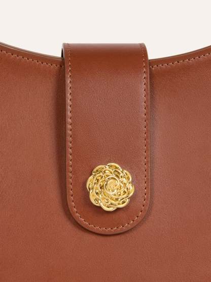 Sac GALA - Cuir Caramel
