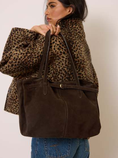Sac POETE - Suede Ebène