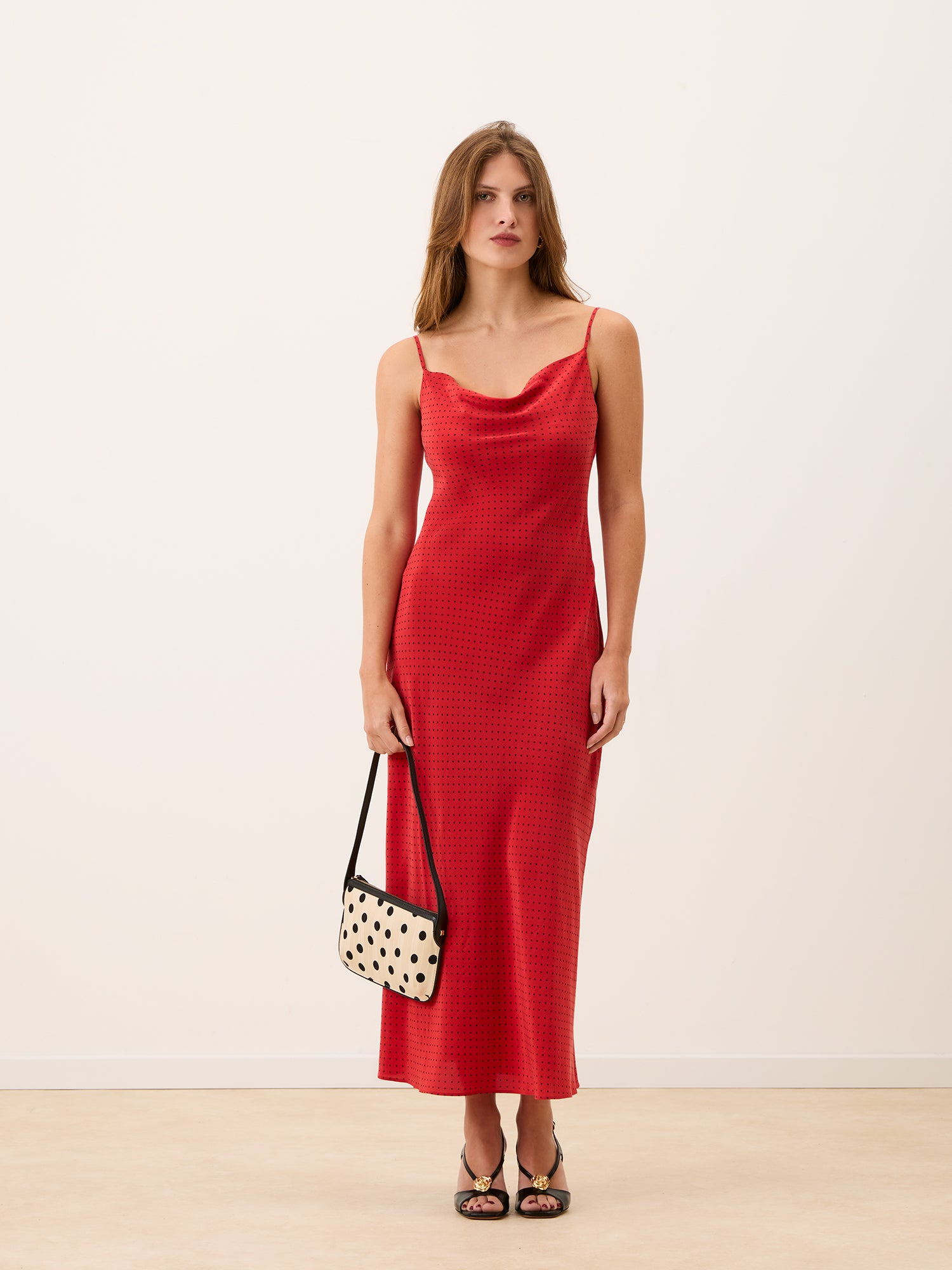 Robe GEMMA - PLUMETIS  ROUGE