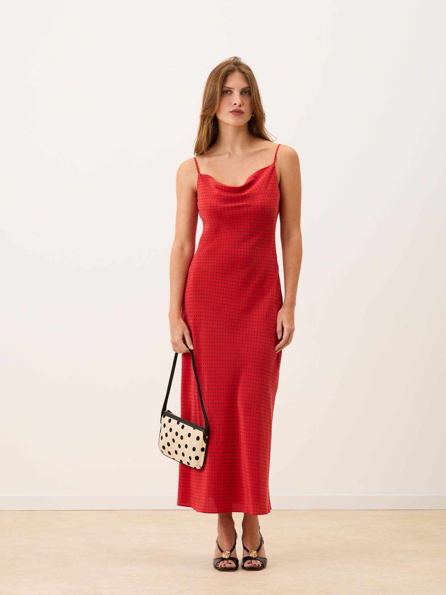 Robe GEMMA - PLUMETIS  ROUGE
