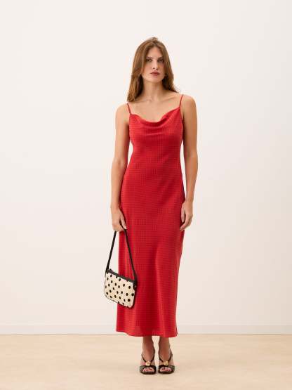 Robe GEMMA - PLUMETIS  ROUGE