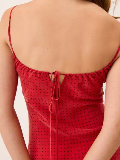 Robe GEMMA - PLUMETIS  ROUGE