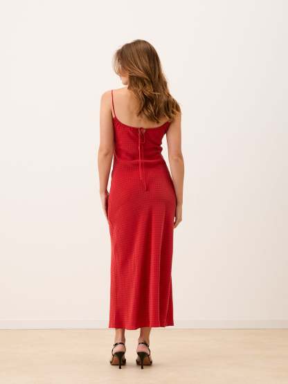 Robe GEMMA - PLUMETIS  ROUGE