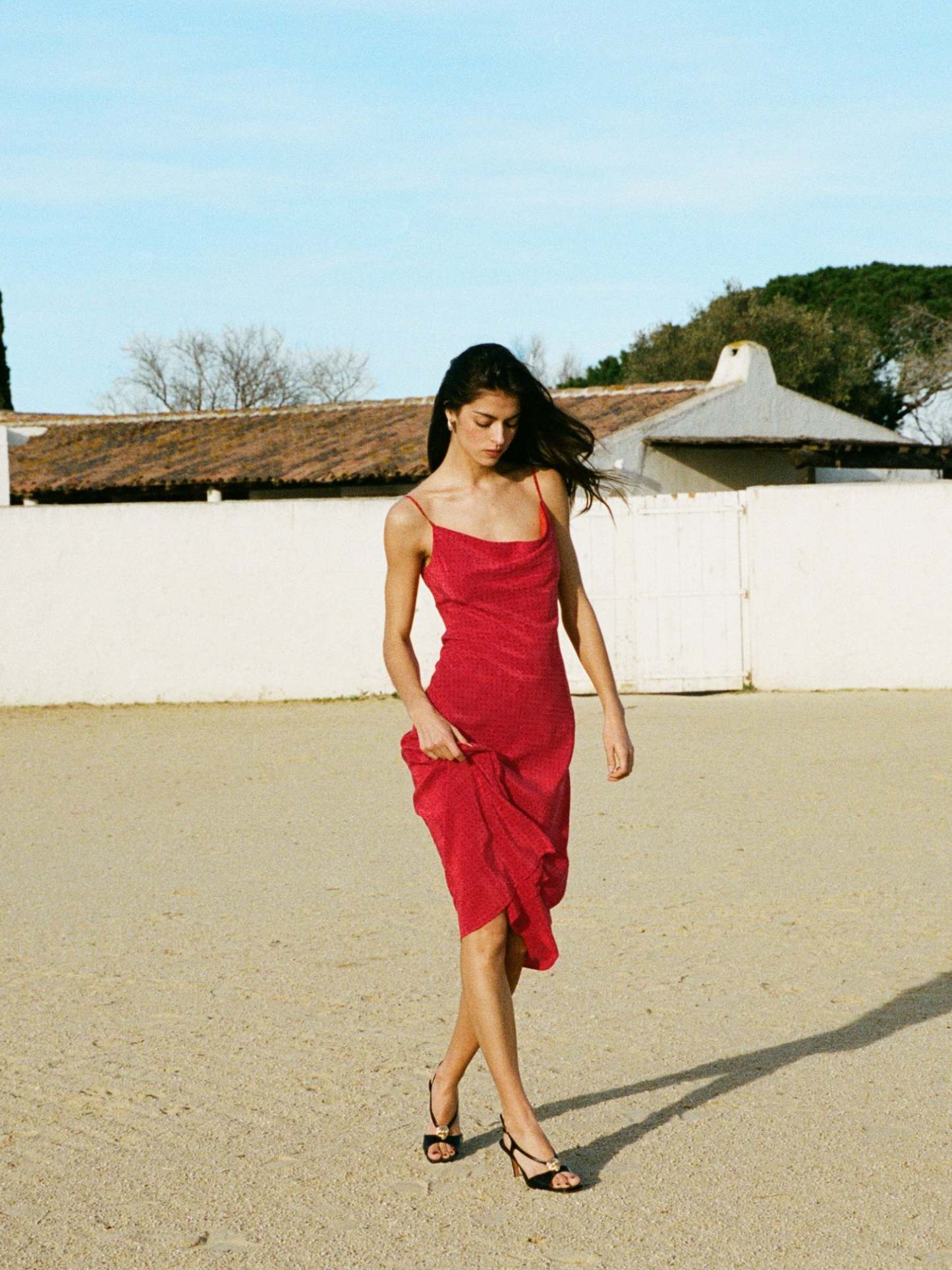 Robe GEMMA - PLUMETIS  ROUGE