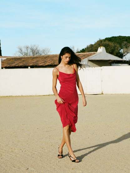 Robe GEMMA - PLUMETIS  ROUGE