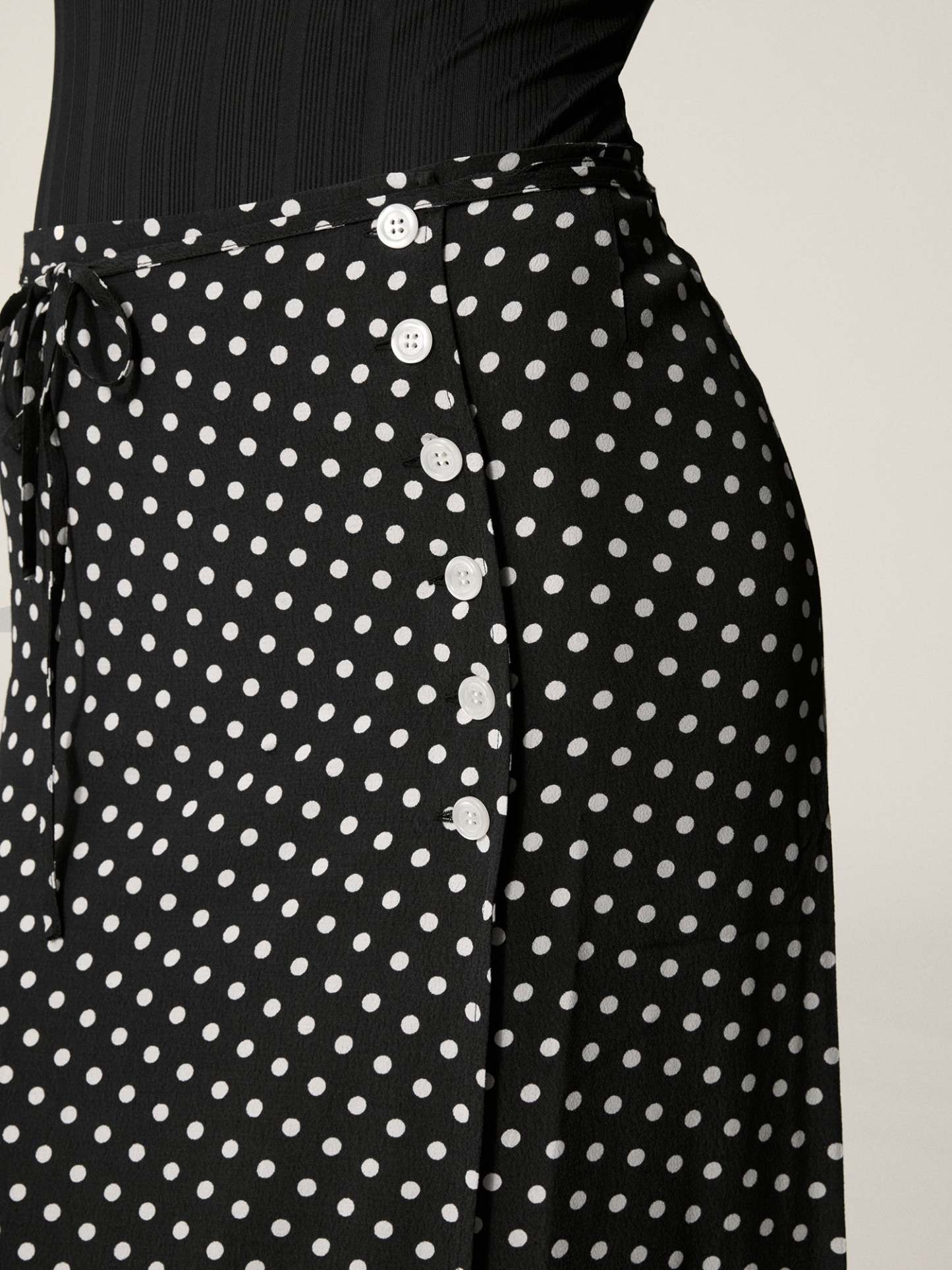 Jupe GLORIA - Pois Carmen Noir
