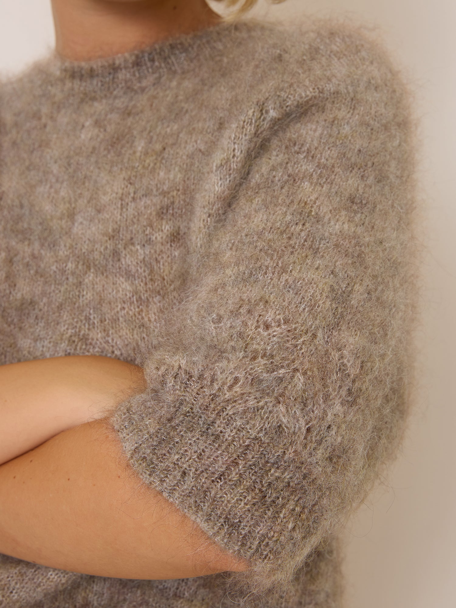 Pull OLIVIA - Uni Taupe