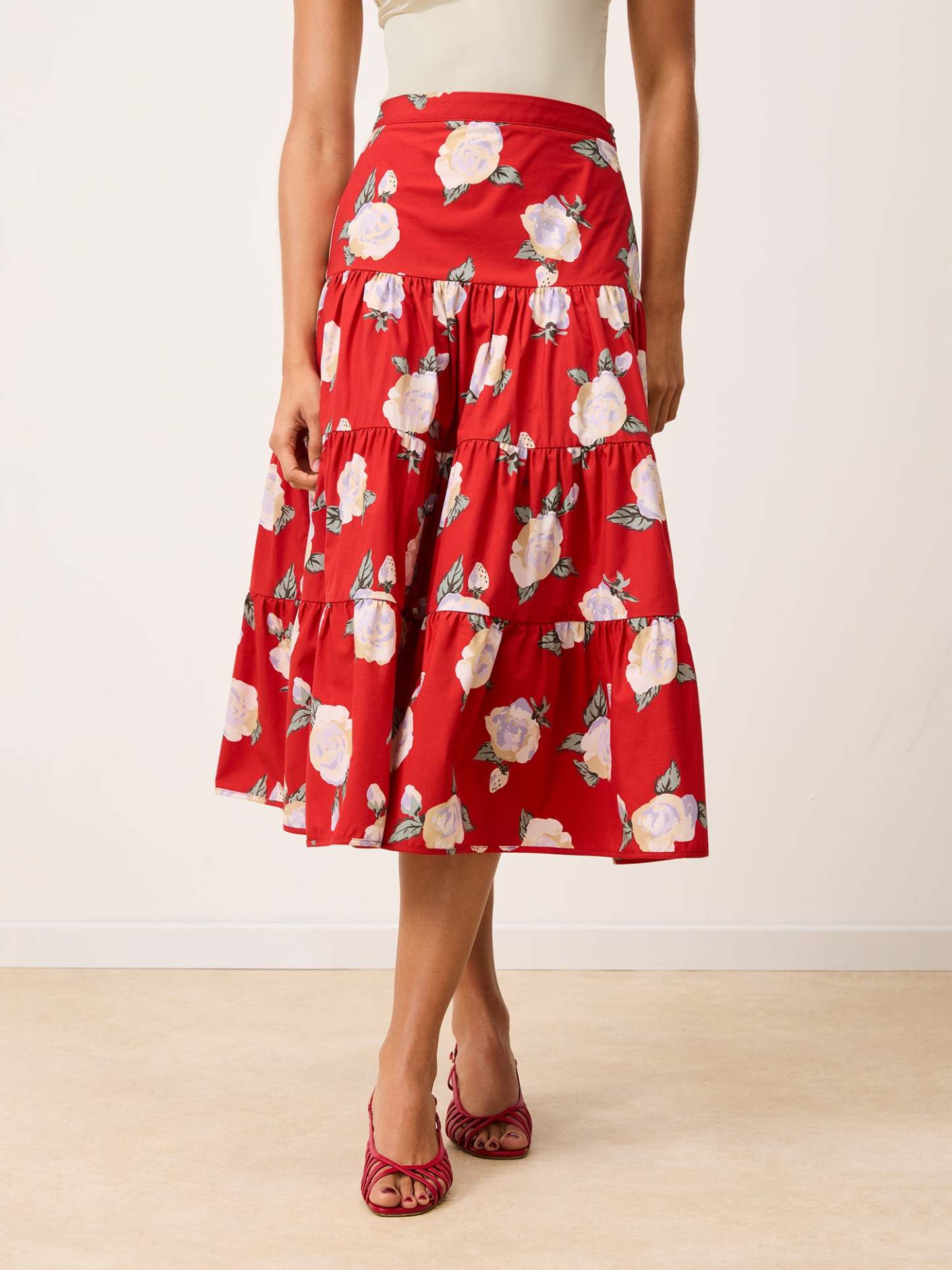 Jupe GRAZIA - ROSEDRAMA ROUGE