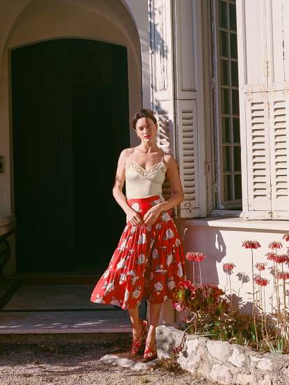 Jupe GRAZIA - ROSEDRAMA ROUGE