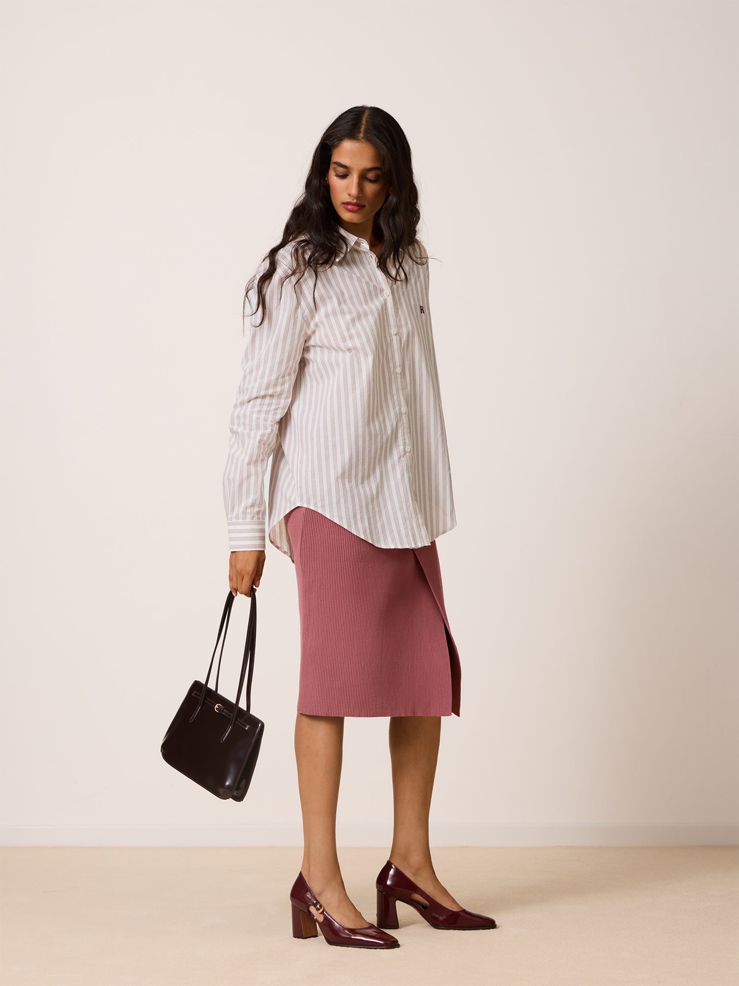 Chemise HARPER - Rayé Ecru