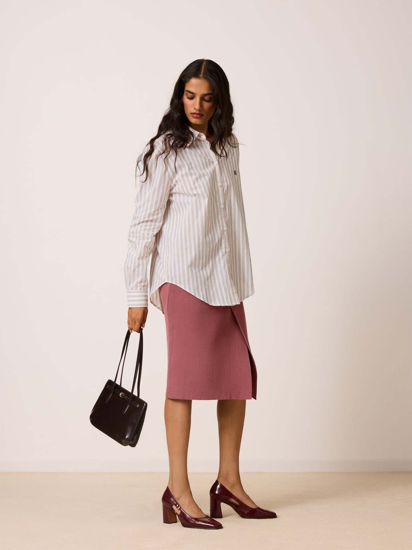 Chemise HARPER - Rayé Ecru