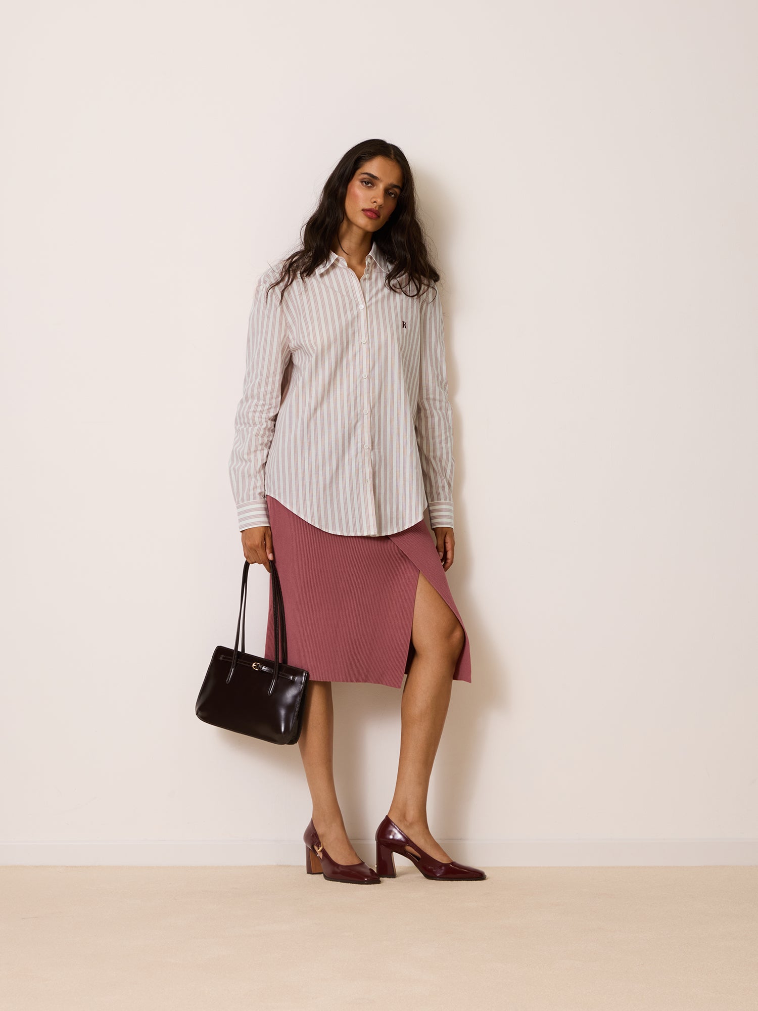 Chemise HARPER - Rayé Ecru