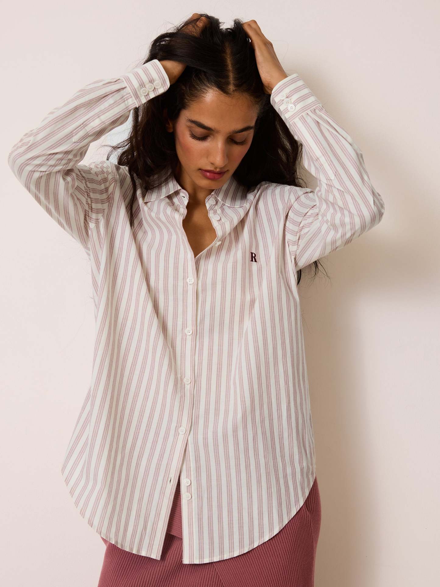 Chemise HARPER - Rayé Ecru