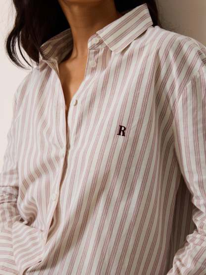 Chemise HARPER - Rayé Ecru